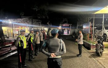 Demi Kenyamanan Masyarakat Yang Beribadah di Bulan Suci Ramadhan, Polres Bima Kabupaten Gelar PAM Sholat Tarawih