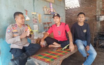 Bhabinkamtibmas Polres Bima Kota Sambang dan Silaturahmi dengan Warga Binaan di Jatibaru