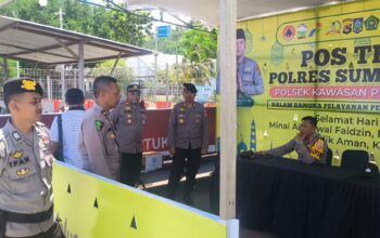 **Kapolres Sumbawa Barat Tinjau Pos Terpadu Pelabuhan Poto Tano, Pastikan Pelayanan Mudik Maksimal**
