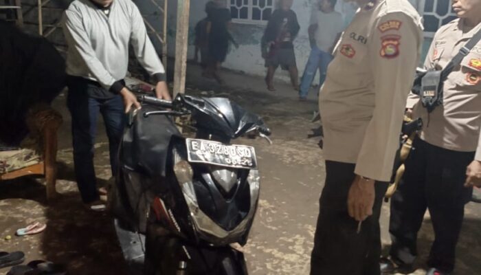 Respon Cepat Polsek Rasanae Barat Datangi TKP Percobaan Pencurian, Amankan Sepeda Motor Terduga
