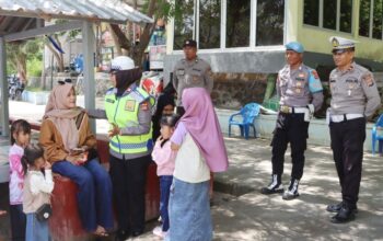 Personel Ops Ketupat Rinjani 2026 Laksanakan Patroli dan Himbauan di Objek Wisata Kota Bima