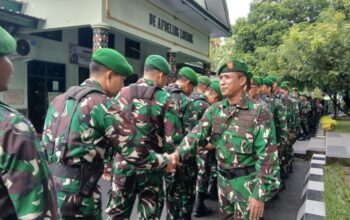 Kasdim Mataram Pimpin Apel dan Halal Bihalal Hangat