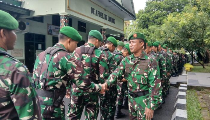 Kasdim Mataram Pimpin Apel dan Halal Bihalal Hangat