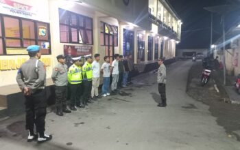 Kontrol Tahanan Diperketat, Polres Dompu Gelar Apel Malam Rutin
