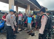 Melalui Patroli Sambang Kamtibmas, Personel Pos PAM Polres Bima Kabupaten Tente Pantau Aktivitas Masyarakat di Terminal Tente