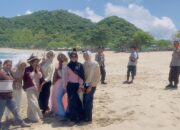 Pengunjung Pantai Wane Melonjak, Polsek Monta Sigap Melakukan Patroli dan Pengamanan