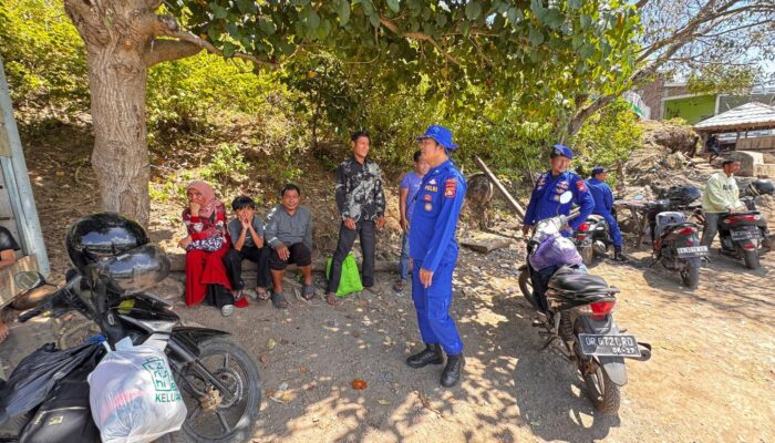 Melalui Program Binmas Satpolairud Polres Bima Kabupaten Intensif Sambangi Warga Pesisir