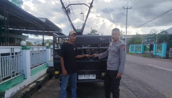 Dapat Bantuan Satu Unit Hantraktor, Kelompok Tani di Desa Dena: Terimakasih Pak Kapolres Bima Kabupaten