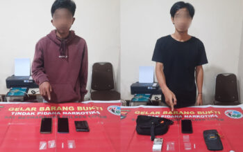 Dua Pengedar Sabu Ditangkap di Selong, Polisi Sita 5,63 Gram Barang Bukti