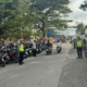 Tradisi Presean Padati Taman Kota, Satlantas Polres Lombok Barat Pastikan Jalur Tetap Lancar