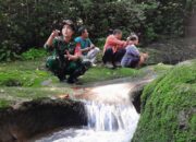 Babinsa Karang Bayan Kenalkan Wisata Alam Baru “Ampan Tepong”