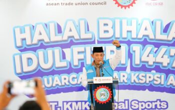 Halal Bihalal dengan Buruh, Kapolri Komitmen Perkuat Soliditas dengan Buruh, Ciptakan Iklim Investasi Kondusif