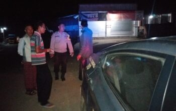 Personel Polsek Suela Gelar Patroli Blue Light Antisipasi Gangguan Kamtibmas