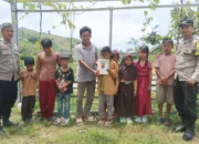 Sentuhan Kasih di Pelosok Sekotong: Kapolres Lombok Barat Kirim Bantuan Spesial untuk Anak Yatim Piatu