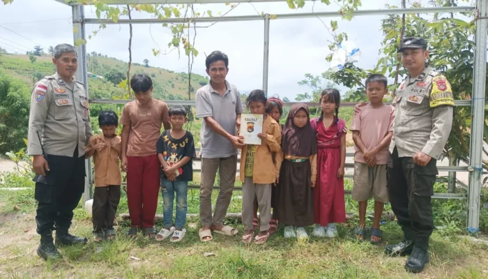 Sentuhan Kasih di Pelosok Sekotong: Kapolres Lombok Barat Kirim Bantuan Spesial untuk Anak Yatim Piatu
