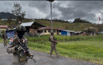 Pengamanan Satgas Damai Cartenz Hadirkan Rasa Aman Saat Ibadah Prapaskah di Sinak