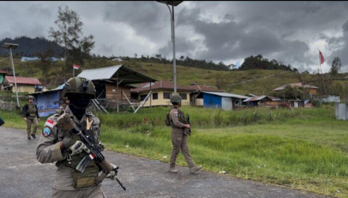 Pengamanan Satgas Damai Cartenz Hadirkan Rasa Aman Saat Ibadah Prapaskah di Sinak