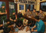 Mediasi Kasus Pengeroyokan, Polsek Dompu Tekankan Perdamaian dan Kondusivitas Kamtibmas