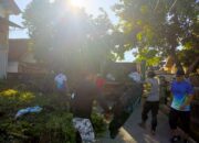 **Gotong Royong Warga Bugis, Sinergi Polisi dan Pemerintah Wujudkan Lingkungan Bersih dan Asri**
