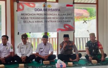 Polsek Rhee Bersama Forkopimca Gelar Doa Bersama Memohon Keselamatan dan Kamtibmas Kondusif
