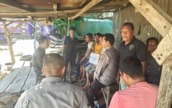 Sambang Warga, Satbinmas Polres Bima Kabupaten Sampaikan Himbauan Kamtibmas Humanis