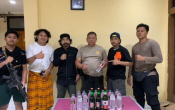 Cegah Gangguan Kamtibmas, Tim Opsnal Polsek Rasbar Tertibkan Miras Tanpa Izin di Amahami