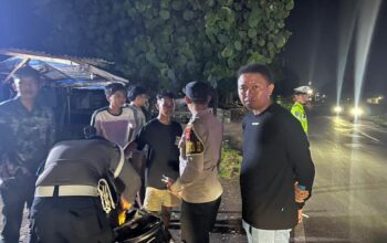Patroli Malam Gabungan Polres Dompu, Jaga Stabilitas Kamtibmas di Sejumlah Titik Rawan[