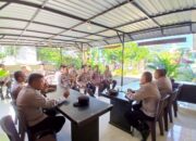 Sat Binmas Polres Bima Kota Gelar Anev Bhabinkamtibmas, Tekankan Peningkatan Satkamling