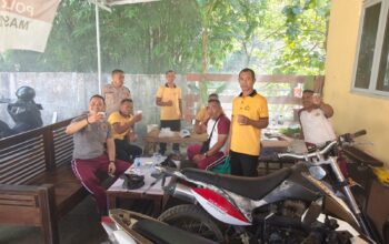 ‎ Pererat Kebersamaan, Polsek Rastim Gelar Bersih-Bersih dan Coffee Morning