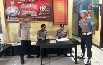 PAMAPTA III POLRES DOMPU LAKSANAKAN PENGECEKAN PIKET FUNGSI DAN TAHANAN, PASTIKAN SITUASI AMAN TERKENDALI