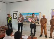Police Go to School, Satlantas Polres Bima Kabupaten Perkenalkan Cara Berlalulintas Yang Aman di SMP Negeri 1 Palibelo.