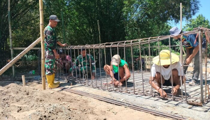 Pondasi Jembatan Garuda Dikerjakan, Asa Baru Warga Tumbuh