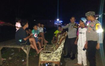Jaga Kondusifitas dan Cipta Kondisi di Wilayah Hukumnya, Polsek Monta Gencarkan Patroli KRYD Malam Hari