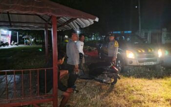 Patroli Malam, Polsek Sambelia Antisipasi Aksi 3C dan Balap Liar di Dua Desa