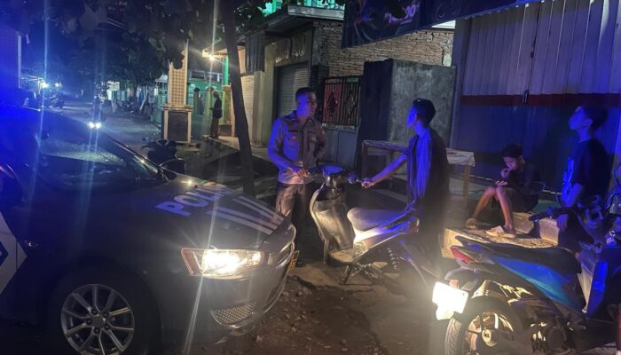 Cegah Gangguan Kamtibmas, Personel Regu I Polsek Rhee Intensifkan Patroli Blue Light dan KRYD