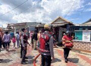 Respon Cepat Layanan 110, Polsek Labuhan Badas Amankan TKP Kebakaran Tiga Rumah di Dusun Kalibaru