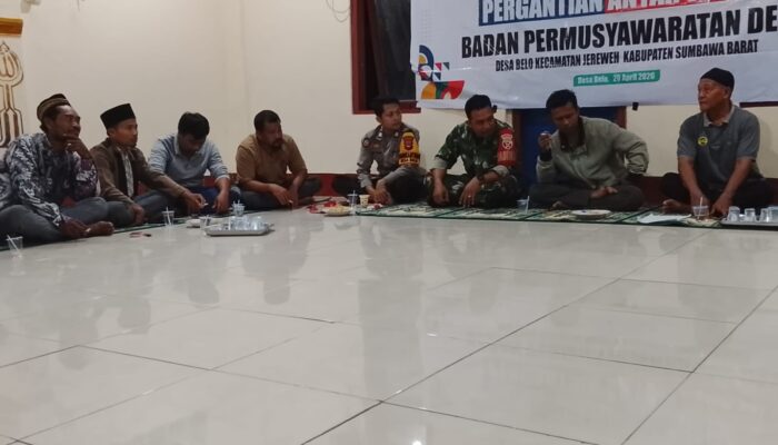 Peran Aktif Bhabinkamtibmas, Musyawarah PAW BPD Dusun Menyan Berlangsung Tertib