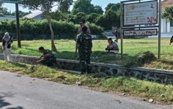 Kolaborasi TNI dan Aparat, Dangiang Lebih Bersih dan Sehat