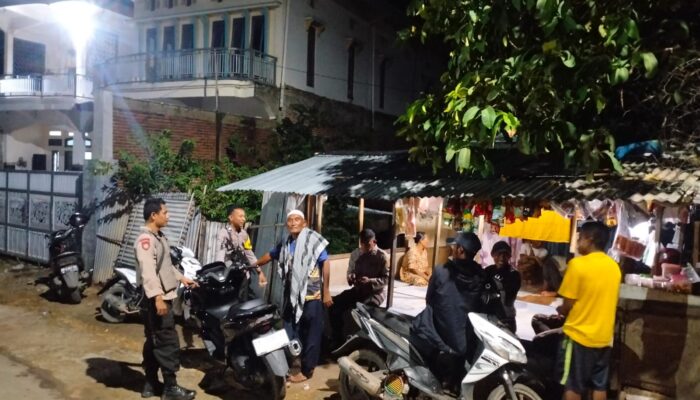 Polsek Langgudu Gelar Patroli Blue Light Cipkon, Sasar Pemuda dan Warga di Tiga Desa