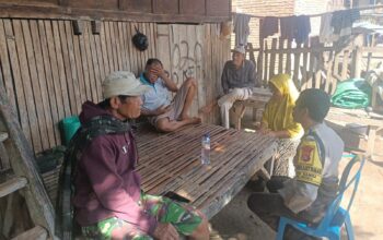 Sambang Kamtibmas Humanis Bhabinkamtibmas Polsek Woha Imbau Warga Binaan Jaga Situasi Kamtibmas