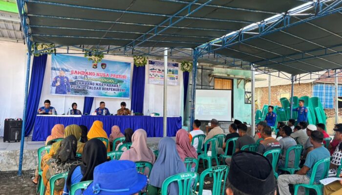 Polairud Hadir dengan Hati, Sambang Nusa Presisi Sentuh Masyarakat Pulau Medang Sumbawa