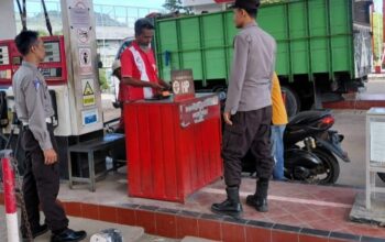 Polsek Maluk Lakukan Monitoring dan Pengamanan Penyesuaian Harga BBM di SPBU