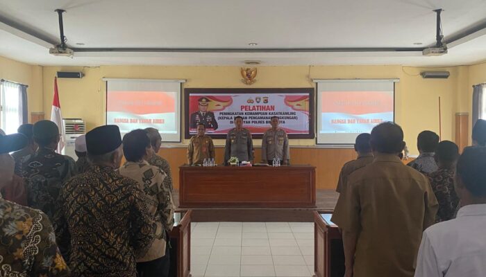 Sat Binmas Polres Bima Kota Tingkatkan Kemampuan Kasatkamling, Perkuat Keamanan Lingkungan