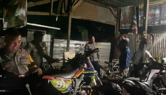 Tertangkap Basah, Terduga Pelaku Pencurian Komponen Motor di Kerato Diamankan Polsek Sumbawa