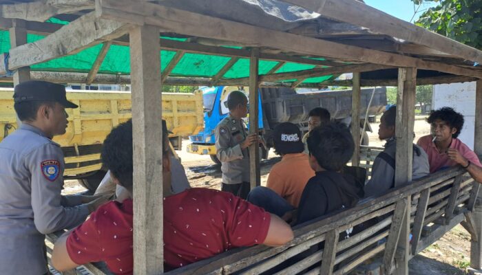 Sat Binmas Polres Bima Kota Gencarkan Cooling System, Tangkal Hoaks dan Premanisme di Kelurahan Dara