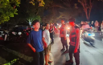 Polres Lombok Barat Perkuat Keamanan Taman Kota Melalui Patroli Dialogis dan Sosialisasi KEMOS 110