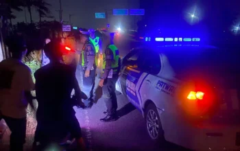 Upaya Ciptakan Keamanan Jalan Raya, Satlantas Polres Lombok Barat Intensifkan Patroli Malam di Jalur Bypass BIL 2