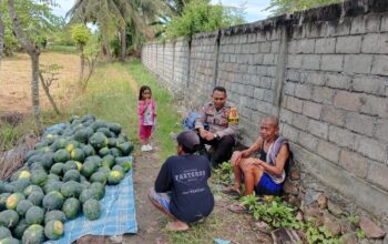 Bhabinkamtibmas Desa Penedagandor Intensifkan Sambang Warga, Ajak Jaga Kamtibmas