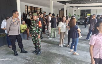Pengamanan Humanis TNI-Polri Warnai Ibadah Kenaikan Isa Almasih