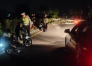 Satlantas Polres Lombok Barat Patroli Malam di Bypass BIL 2
